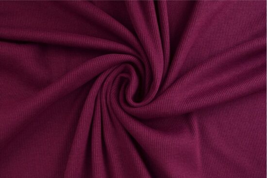 Kokvilnas trikotāža Wine red 300 g/m²